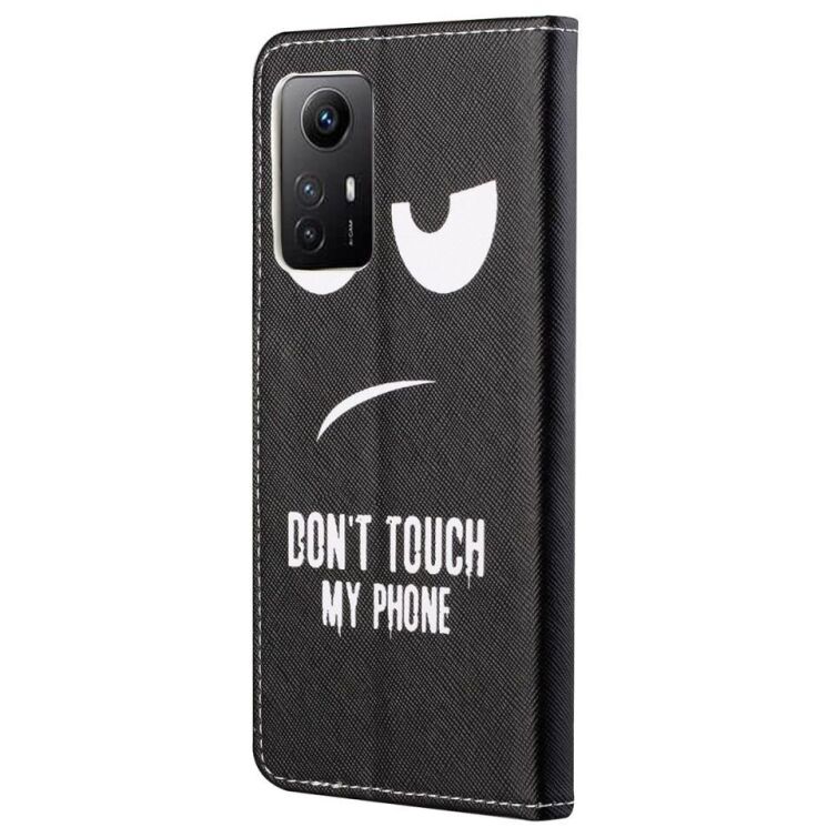 Чехол-книжка Deexe Color Wallet для Xiaomi Redmi Note 12S - Don't Touch My Phone: фото 5 из 6