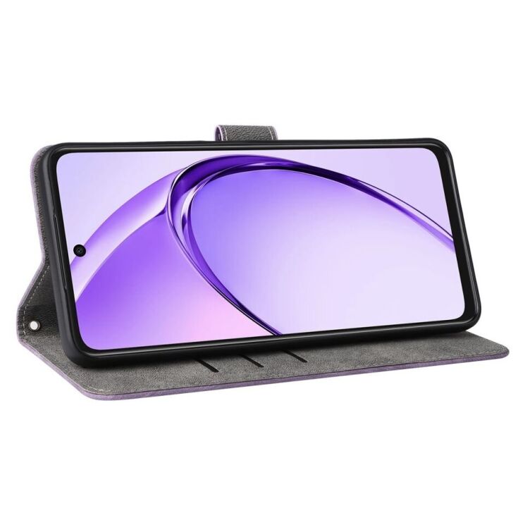 Чехол-книжка Deexe Delta Book для OPPO A3x / A3 / A40m - Purple: фото 3 из 7