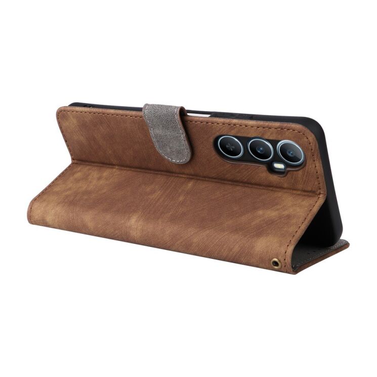 Чехол-книжка Deexe Delta Book для Realme C65 - Brown: фото 4 из 8