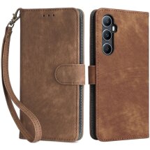 Чехол-книжка Deexe Delta Book для Realme C65 - Brown: фото 1 из 8