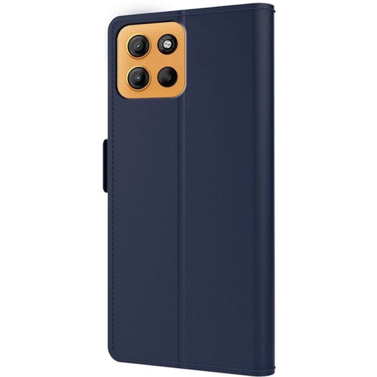 Чохол-книжка Deexe Eclipse Wallet для Motorola Moto G15 - Blue: фото 4 з 9