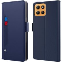 Чехол-книжка Deexe Eclipse Wallet для Motorola Moto G15 - Blue: фото 1 из 9
