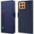 Чехол-книжка Deexe Eclipse Wallet для Motorola Moto G15 - Blue: фото 1 из 9