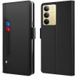 Чехол-книжка Deexe Eclipse Wallet для Realme C75 - Black (374316B)