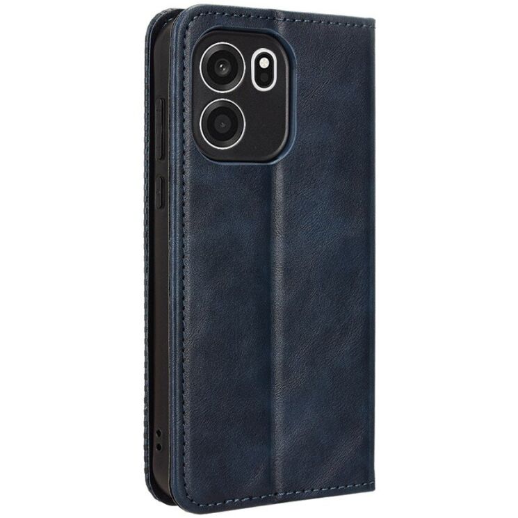 Чохол-книжка Deexe Retro Style для OnePlus Nord CE6 - Blue: фото 8 з 18