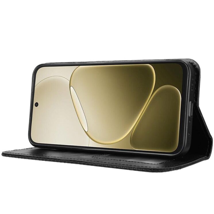 Чохол-книжка Deexe Retro Style для OPPO A6s / A6 - Black: фото 7 з 19