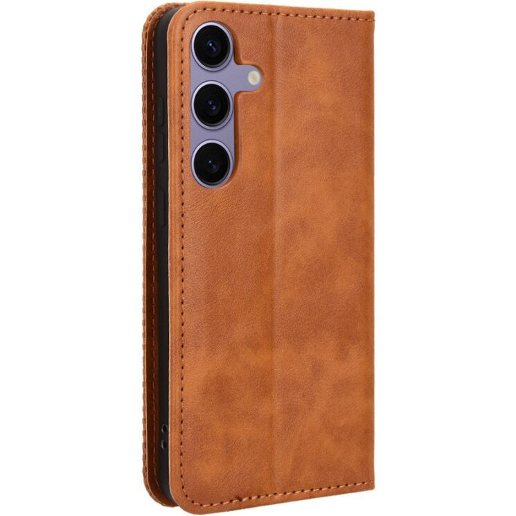 Чехол-книжка Deexe Retro Style для Samsung Galaxy S26 FE - Brown (412779Z) Чехол-книжка Deexe Retro Style для Samsung Galaxy S26 FE - Brown: фото 8 из 19