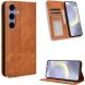 Чехол-книжка Deexe Retro Style для Samsung Galaxy S26 FE - Brown (412779Z). Фото 2 из 19