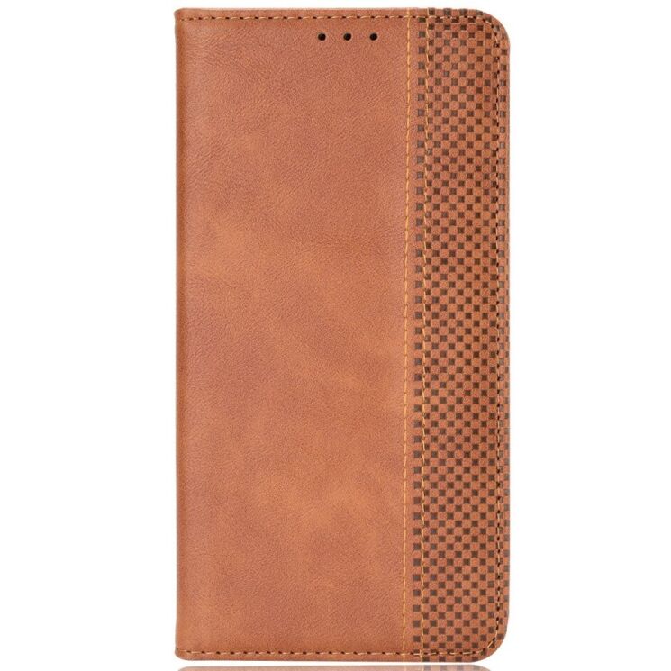 Чехол-книжка Deexe Retro Style для Samsung Galaxy S26 FE - Brown (412779Z) Чехол-книжка Deexe Retro Style для Samsung Galaxy S26 FE - Brown: фото 4 из 19