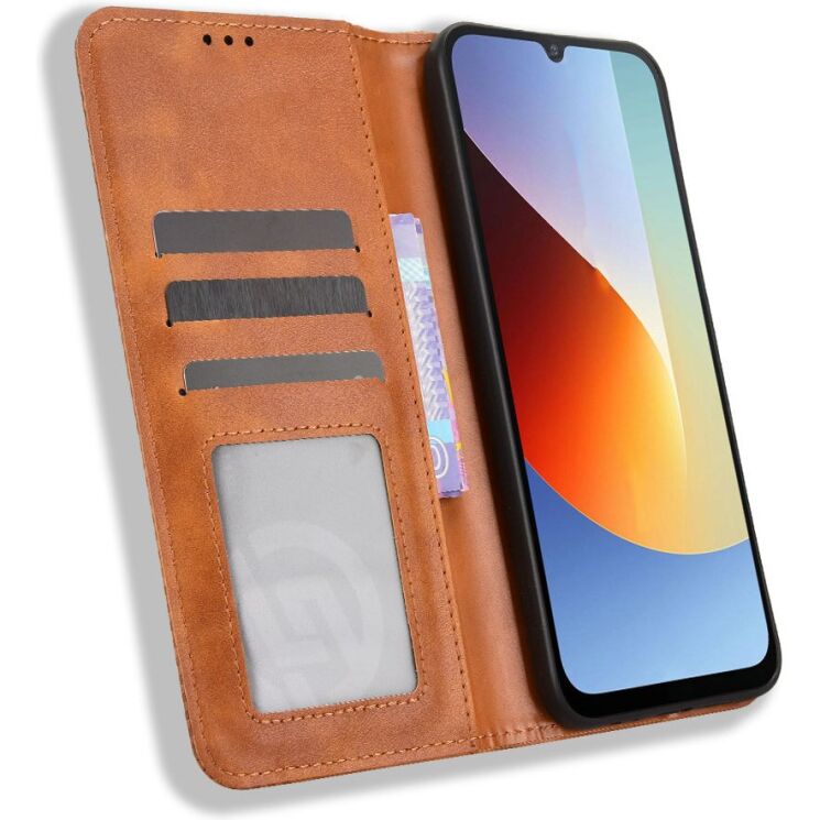 Чехол-книжка Deexe Retro Style для Xiaomi Redmi A7 Pro - Brown: фото 4 из 18