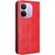 Чехол-книжка Deexe Retro Style для Xiaomi Redmi Note 17 Pro - Red (429503R). Фото 6 из 19