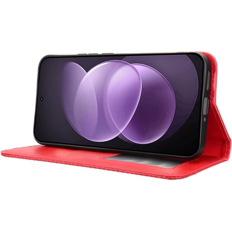 Чехол-книжка Deexe Retro Style для Xiaomi Redmi Note 17 Pro - Red (429503R) Чехол-книжка Deexe Retro Style для Xiaomi Redmi Note 17 Pro - Red: фото 5 из 19