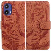Чехол-книжка Deexe Tiger для Motorola Moto G85 - Brown: фото 1 из 7