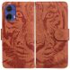 Чехол-книжка Deexe Tiger для Motorola Moto G85 - Brown (357006Z). Фото 1 из 7