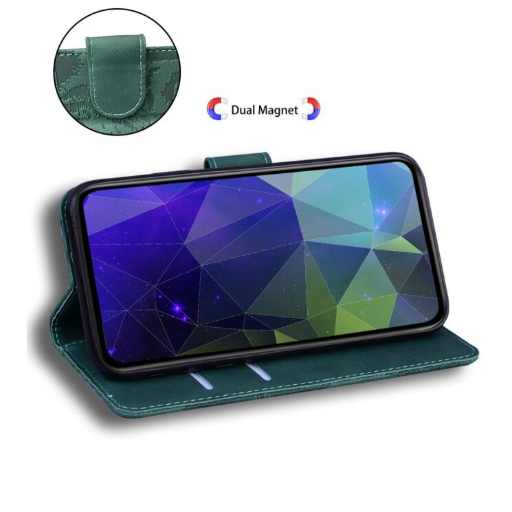 Чехол-книжка Deexe Tiger для Xiaomi Redmi 14C / Redmi A4 5G / Poco C75 - Green: фото 7 из 7