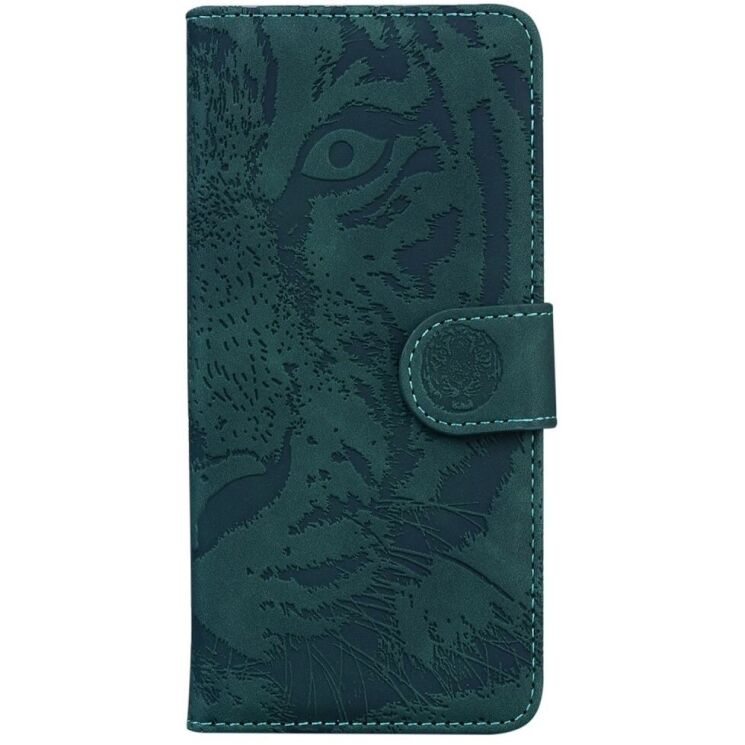 Чехол-книжка Deexe Tiger для Xiaomi Redmi 14C / Redmi A4 5G / Poco C75 - Green: фото 2 из 7
