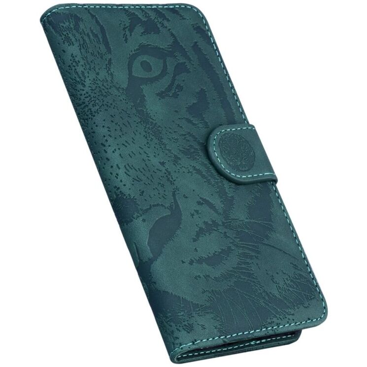 Чехол-книжка Deexe Tiger для Xiaomi Redmi 14C / Redmi A4 5G / Poco C75 - Green: фото 4 из 7