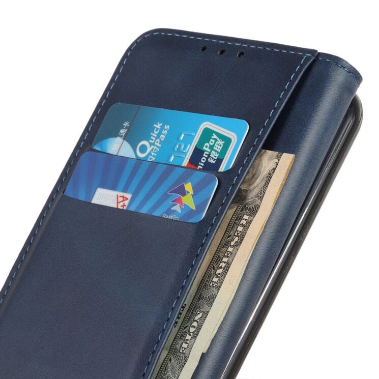 Чехол-книжка Deexe Wallet Case для Motorola Moto G84 - Blue: фото 4 из 8