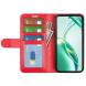 Чехол-книжка Deexe Wallet Style для Honor 200 Smart - Red (366901R). Фото 2 из 6