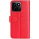 Чехол-книжка Deexe Wallet Style для Honor 200 Smart - Red (366901R). Фото 5 из 6