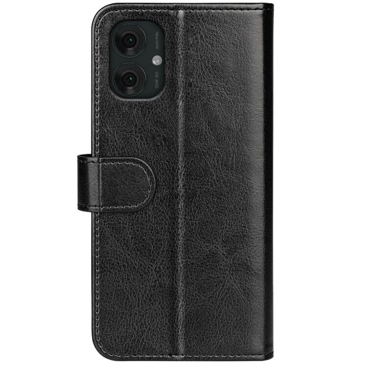 Чохол-книжка Deexe Wallet Style для Motorola Moto G55 - Black: фото 5 з 10