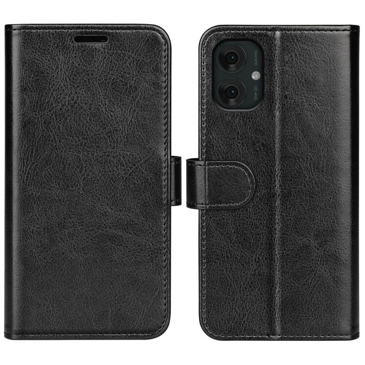 Чохол-книжка Deexe Wallet Style для Motorola Moto G55 - Black: фото 1 з 10