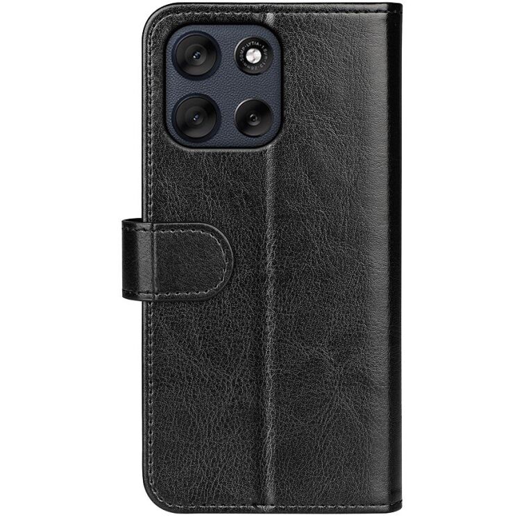 Чохол-книжка Deexe Wallet Style для Motorola Moto G56 - Black: фото 3 з 8