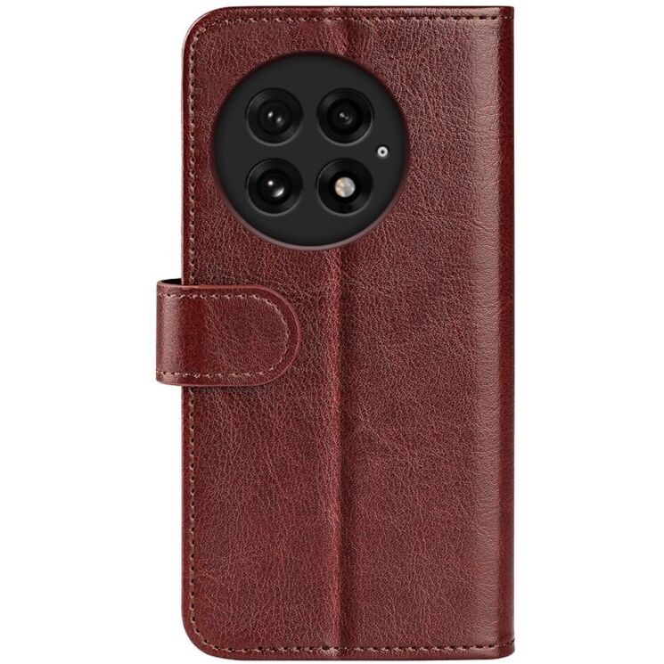 Чехол-книжка Deexe Wallet Style для OnePlus 13 - Brown: фото 5 из 7