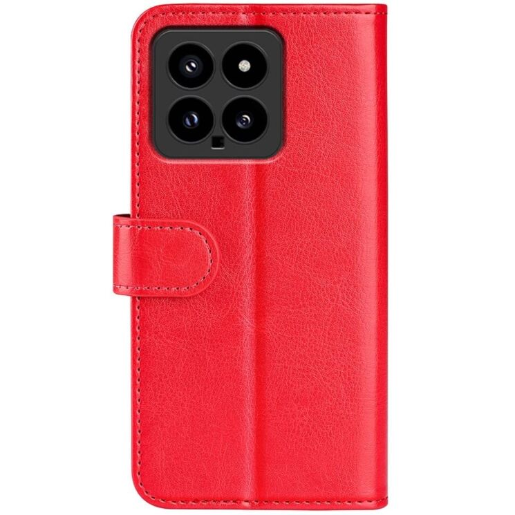 Чехол-книжка Deexe Wallet Style для Xiaomi 14 - Red: фото 5 из 7
