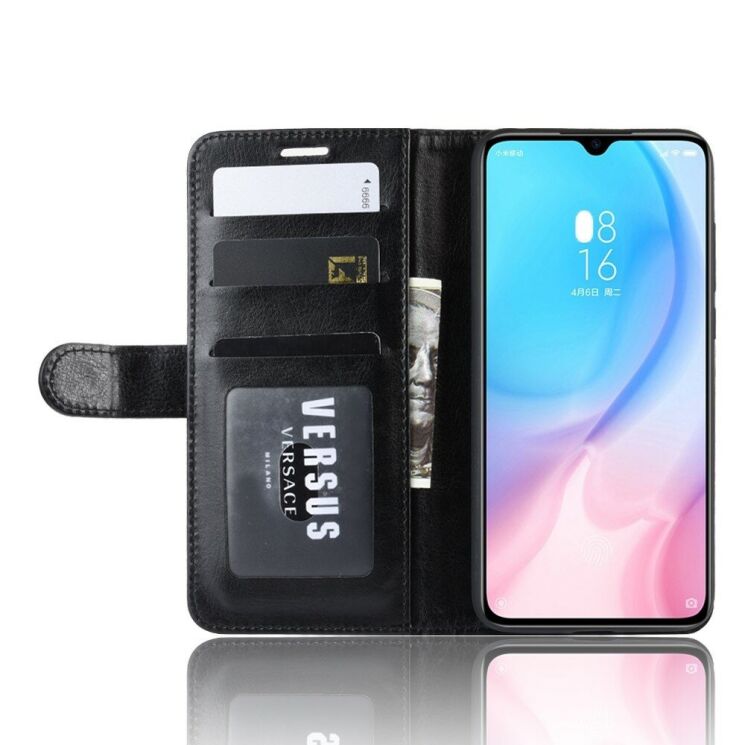 Класичний чохол-книжка Deexe Wallet Style для Xiaomi Mi CC9 / Mi 9 Lite - Black: фото 6 з 8