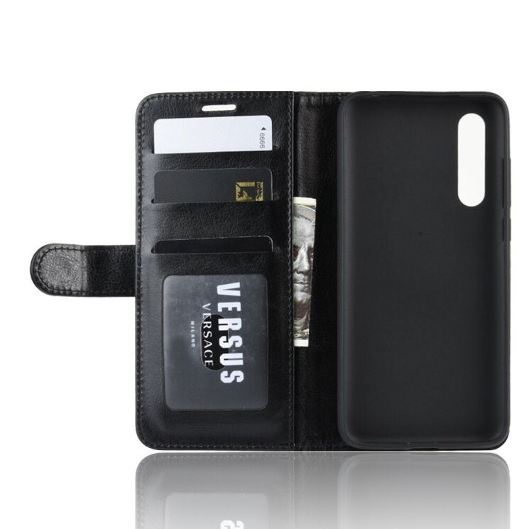 Класичний чохол-книжка Deexe Wallet Style для Xiaomi Mi CC9 / Mi 9 Lite - Black: фото 5 з 8