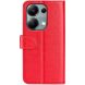 Чехол-книжка Deexe Wallet Style для Xiaomi Redmi Note 13 Pro 4G / Poco M6 Pro - Red (345728R). Фото 5 из 6