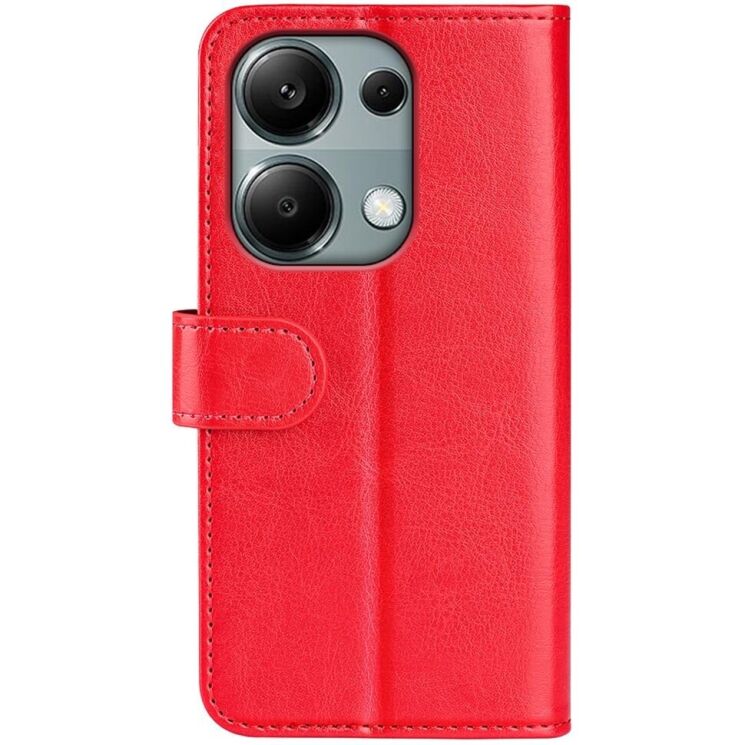 Чехол-книжка Deexe Wallet Style для Xiaomi Redmi Note 13 Pro 4G / Poco M6 Pro - Red: фото 5 из 6