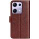 Чехол-книжка Deexe Wallet Style для Xiaomi Redmi Note 14S - Brown (375934Z). Фото 4 из 5