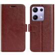 Чехол-книжка Deexe Wallet Style для Xiaomi Redmi Note 14S - Brown (375934Z)
