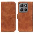 Чохол-книжка KHAZNEH Retro Wallet для Motorola Moto G15 / Moto G05 - Brown (372604Z)