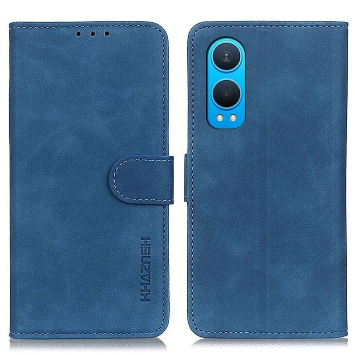 Чехол-книжка KHAZNEH Retro Wallet для OnePlus Nord CE 4 Lite - Blue: фото 1 из 8