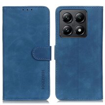Чехол-книжка KHAZNEH Retro Wallet для Xiaomi 14T Pro - Blue: фото 1 из 8