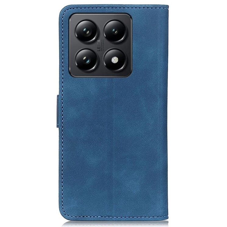 Чехол-книжка KHAZNEH Retro Wallet для Xiaomi 14T Pro - Blue: фото 5 из 8