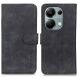 Чохол-книжка KHAZNEH Retro Wallet для Xiaomi Redmi Note 13 - Black (345934B). Фото 1 з 9