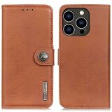 Чохол-книжка KHAZNEH Wallet Cover для Apple iPhone 16 Pro - Brown (360518Z)