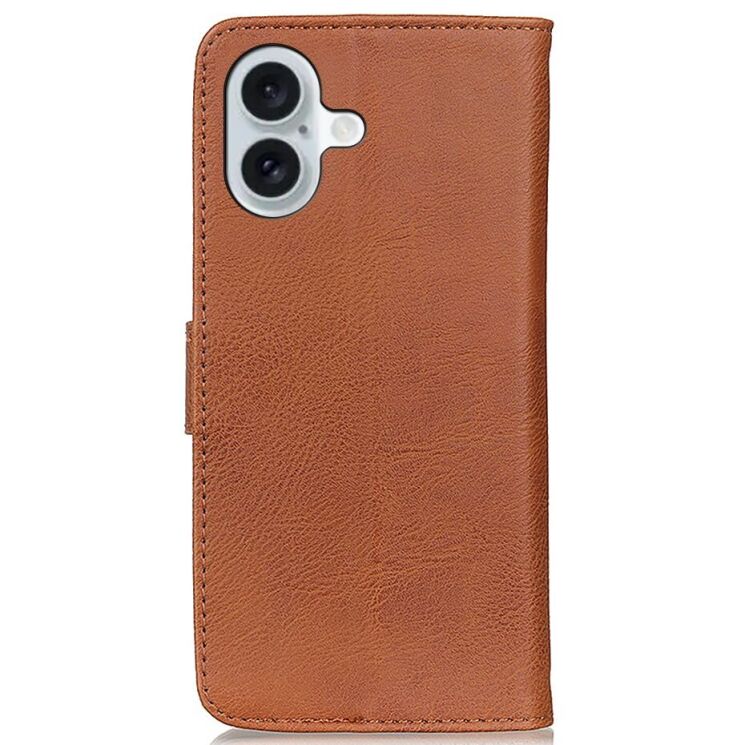 Чохол-книжка KHAZNEH Wallet Cover для Apple iPhone 17 - Brown: фото 6 з 8