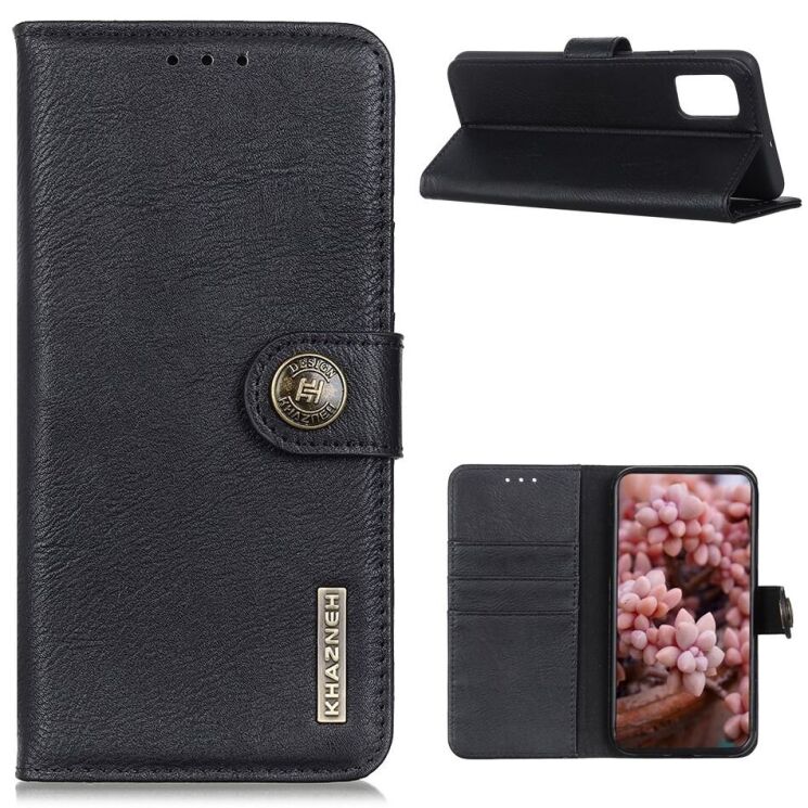 Чехол-книжка KHAZNEH Wallet Cover для Samsung Galaxy A52 (A525) / A52s (A528) - Black: фото 1 из 10