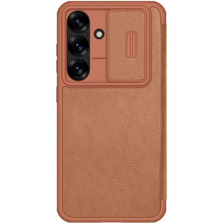 Чехол-книжка NILLKIN Qin Pro для Samsung Galaxy A56 (A566) - Brown: фото 5 из 12