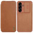 Чехол-книжка NILLKIN Qin Pro для Samsung Galaxy A56 (A566) - Brown (372145Z)