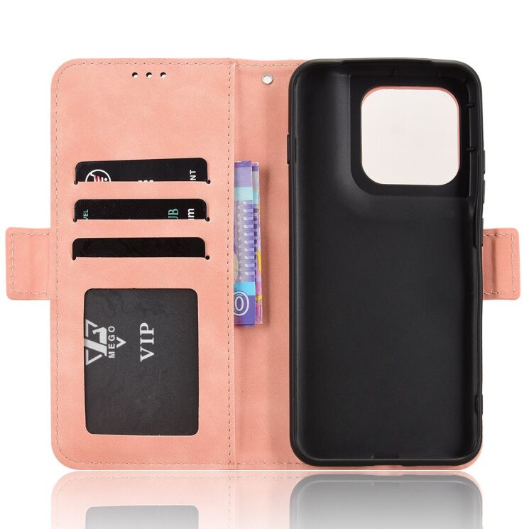 Чохол-книжка з кишеньками Deexe Wallet Stand для Motorola Edge 70 Pro - Pink (412003P) Чохол-книжка з кишеньками Deexe Wallet Stand для Motorola Edge 70 Pro - Pink: фото 4 з 15