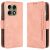 Чохол-книжка з кишеньками Deexe Wallet Stand для Motorola Edge 70 Pro - Pink: фото 1 з 15