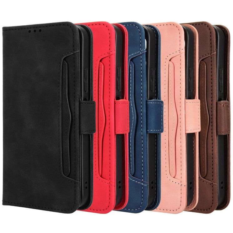 Чохол-книжка з кишеньками Deexe Wallet Stand для OPPO A6s / A6 - Pink: фото 8 з 15