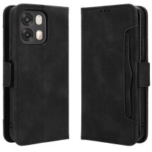 Чехол-книжка с карманами Deexe Wallet Stand для OPPO A6s / A6 - Black: фото 1 из 15