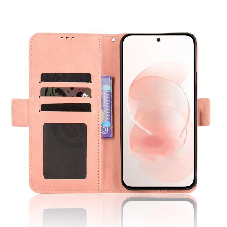 Чохол-книжка з кишеньками Deexe Wallet Stand для Xiaomi Redmi Note 17 Pro Plus - Pink (430602P) Чохол-книжка з кишеньками Deexe Wallet Stand для Xiaomi Redmi Note 17 Pro Plus - Pink: фото 5 з 8